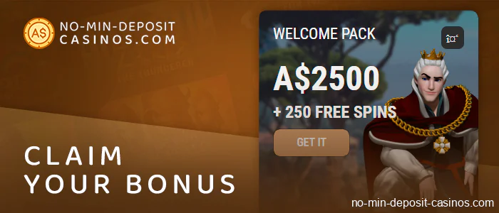 Activate your bonus after depositing at $1 Deposit Casino Australia