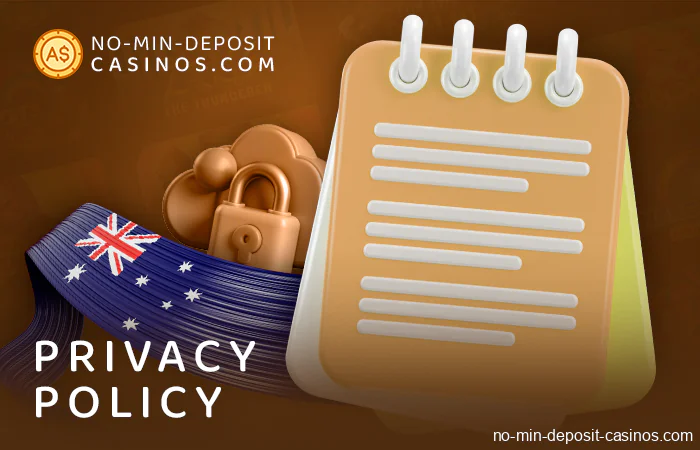 Privacy policy of the No Min Deposit Casinos team